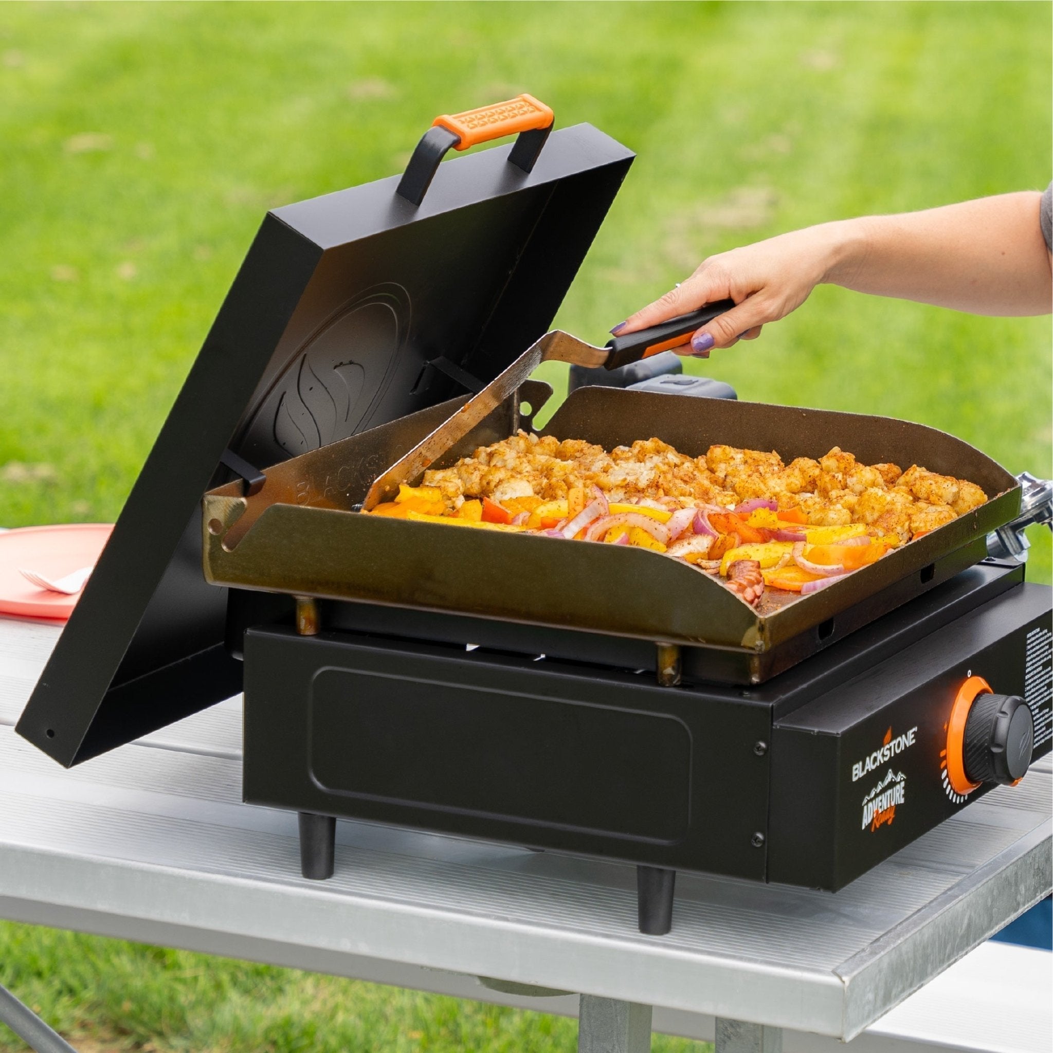 17" Griddle with Hard Cover Bundle