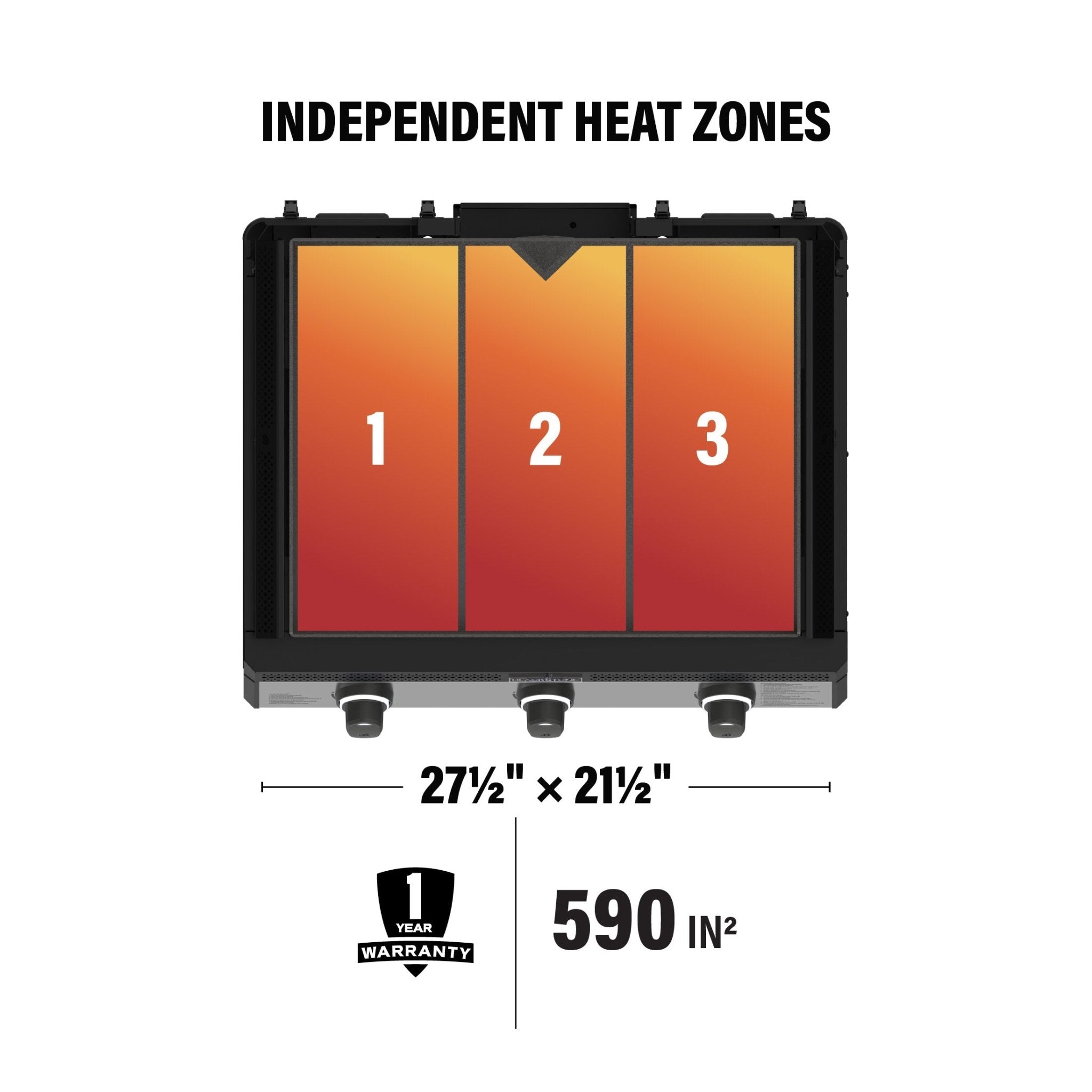 28" Drop-in Griddle with Hood