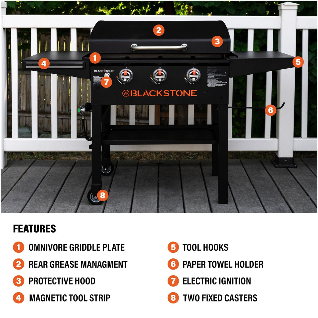 28" XL Omnivore Griddle with Hood Bundle