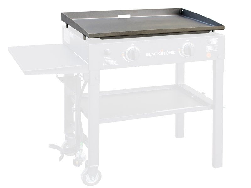 28in Rear Grease Griddle Top w/ Grease Cup