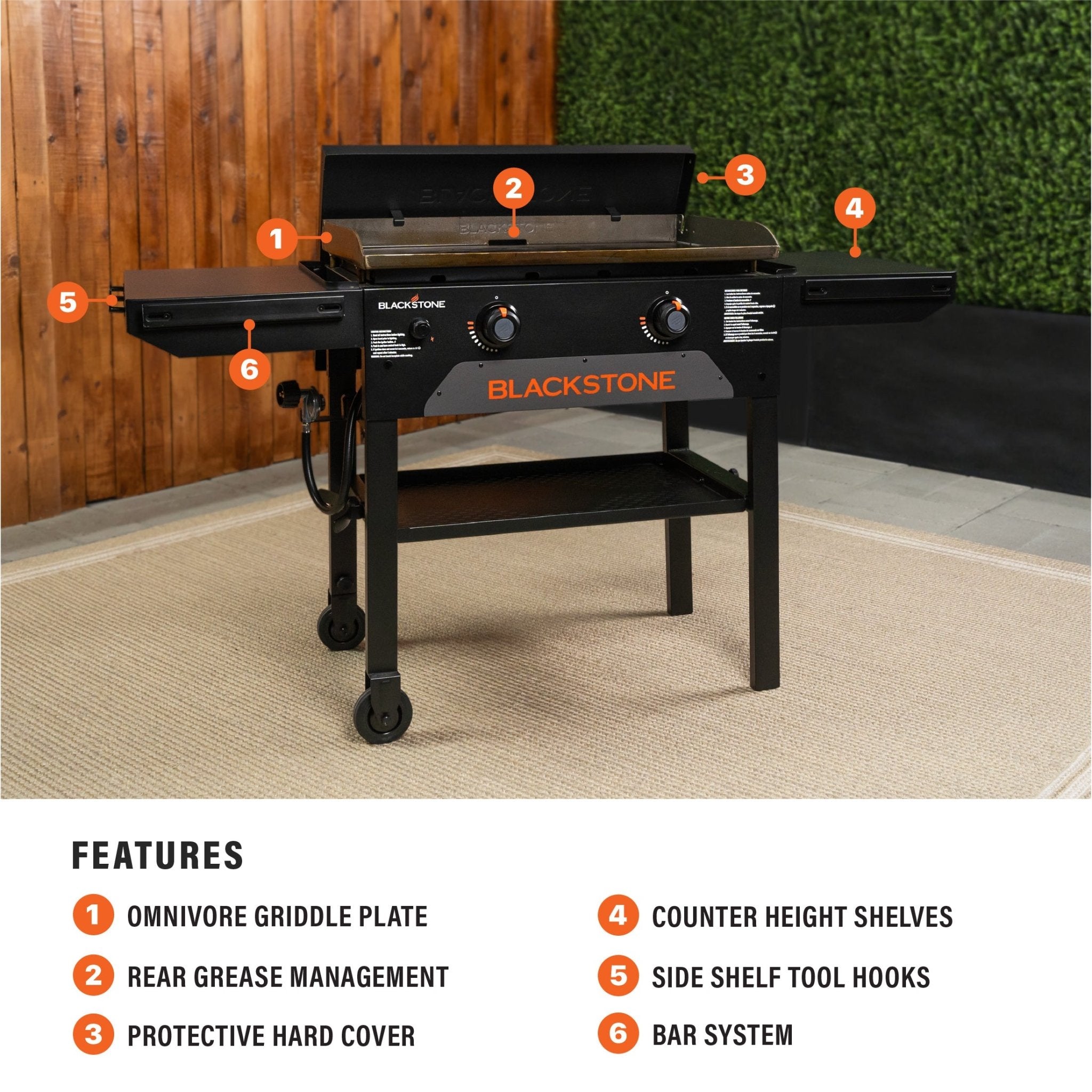 28" Griddle with Hard Cover Bundle