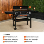 Original 28" Omnivore Griddle with Hard Cover