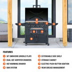 36” Griddle Airfryer Combo