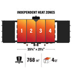 Original 36” Griddle Airfryer Combo (Natural Gas)