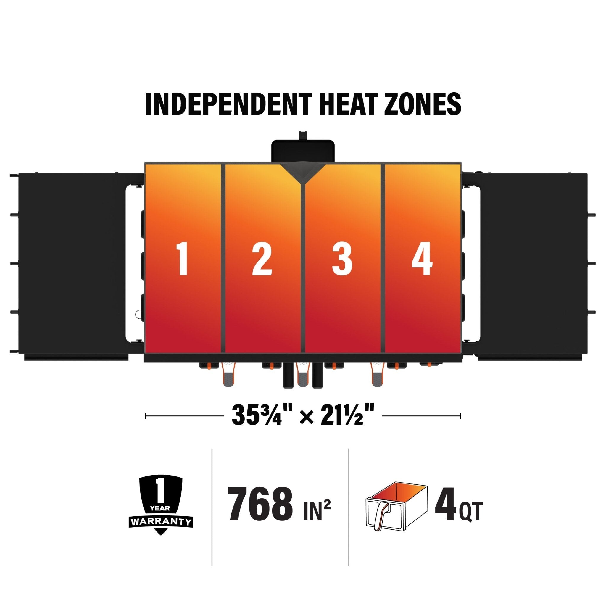 Original 36” Griddle Airfryer Combo (Natural Gas)