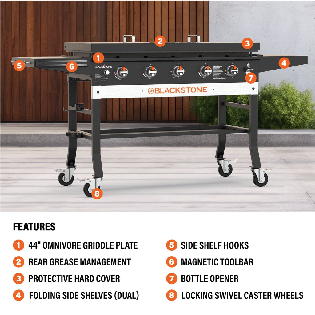 Original 44” Griddle with Hard Cover