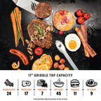 17" Tabletop Griddle with Hood