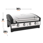 36" Drop-in Griddle with Hood (Propane)