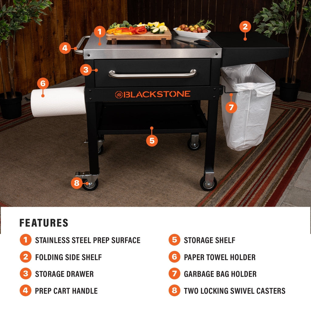 Serve & Store Prep Cart
